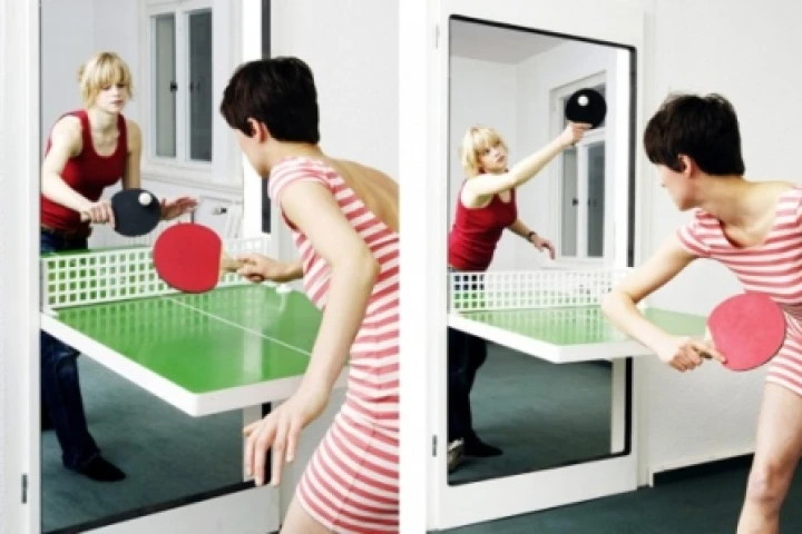 The Ping Pong Door becomes the site of a table tennis battles
