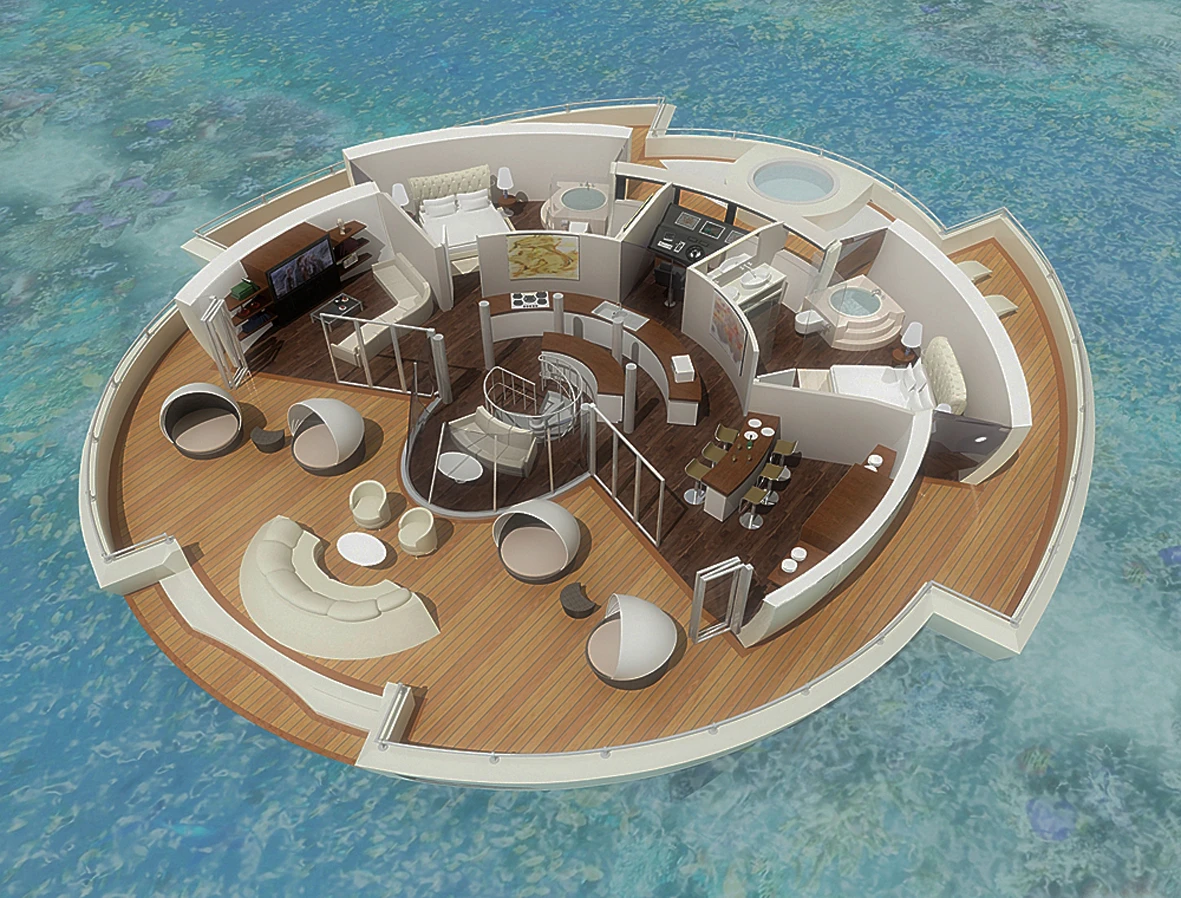 Michele Puzzolante's Solar Floating Resort