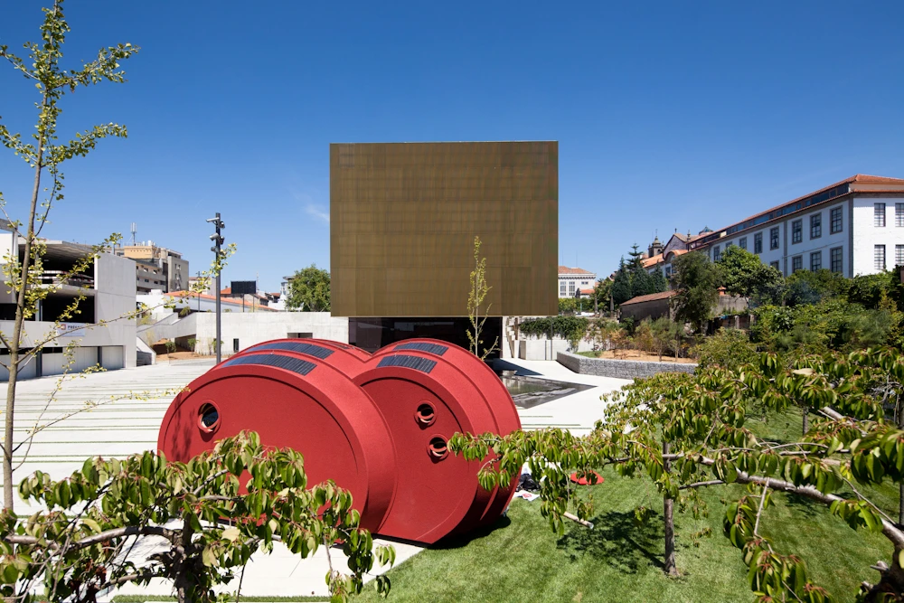 Shelter ByGG is a habitable module made mainly of cork (Photo: Joao Morgado)