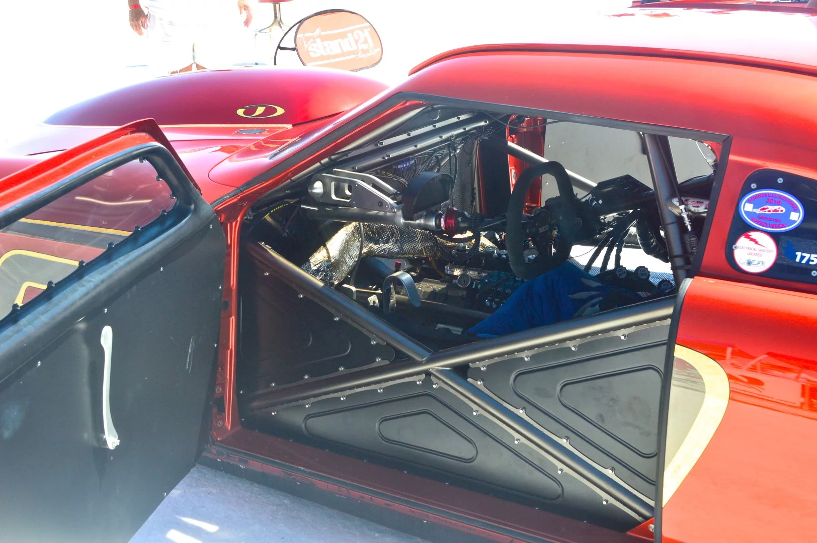 A peek inside car #9913