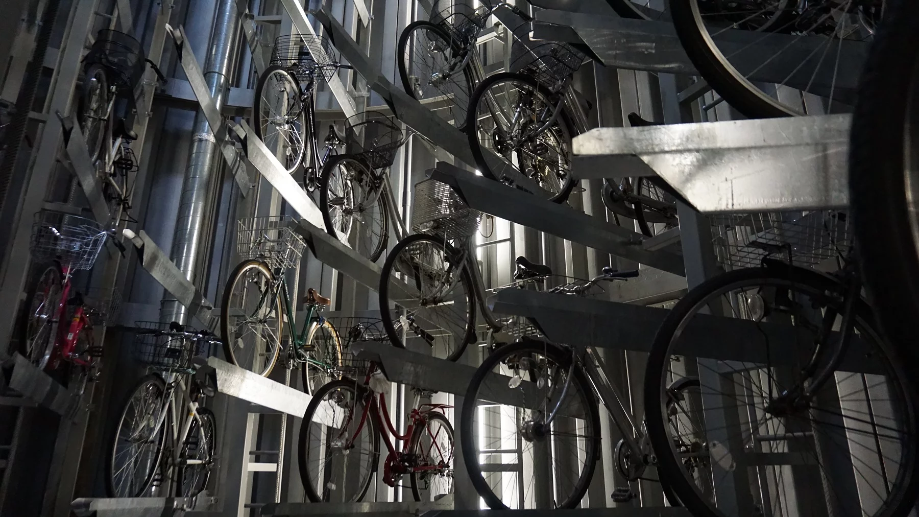 Once a user has swiped their Eco Cycle Card to retrieve their bike, it is returned to them at ground level in less than 13 seconds
