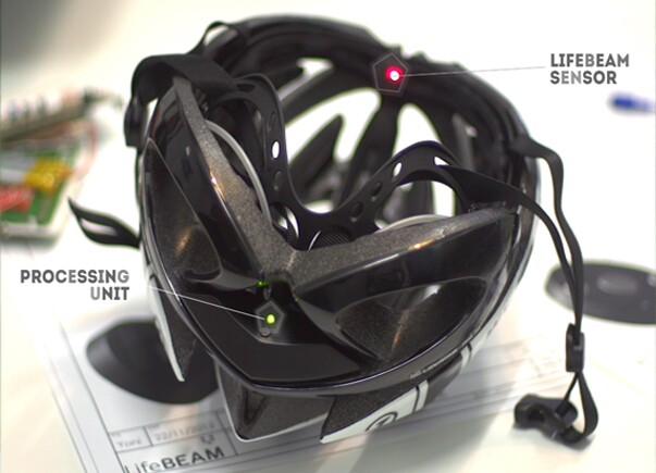 The SMART helmet's sensor and processing unit