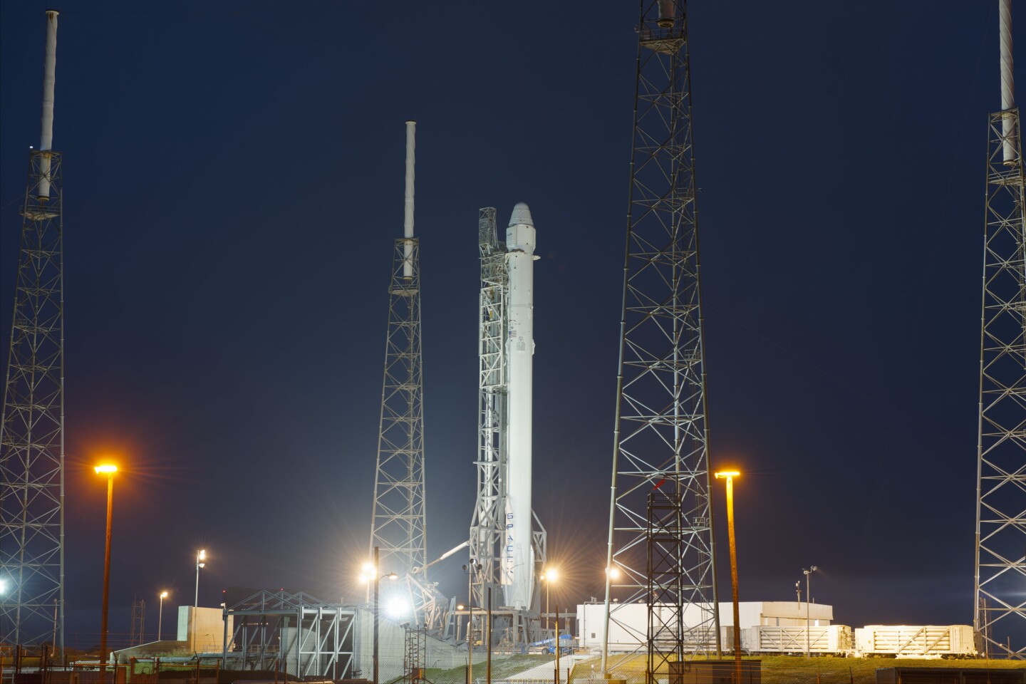 CRS-5 on the pad (Photo: SpaceX)