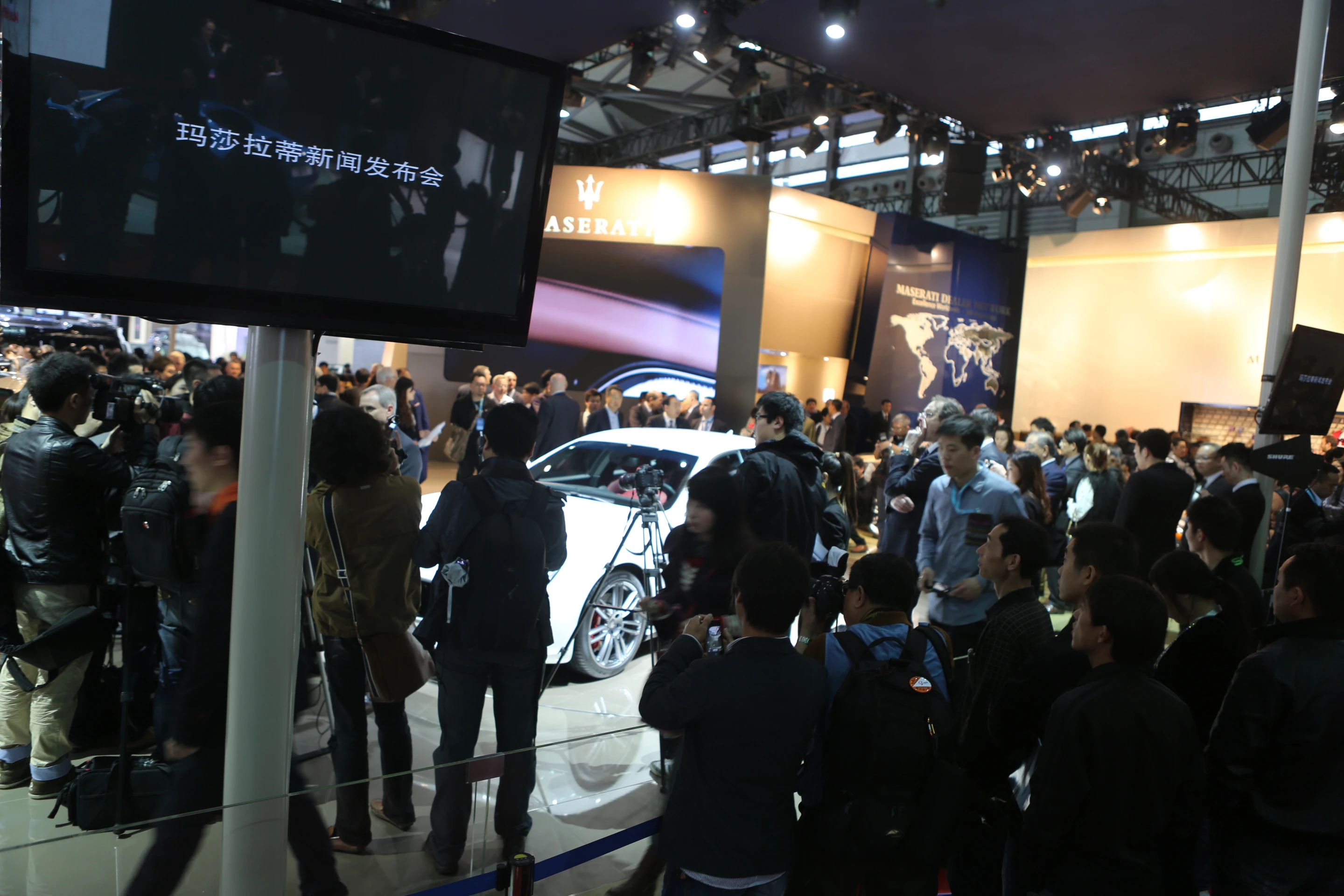 2014 Maserati Ghibli on show in Shanghai