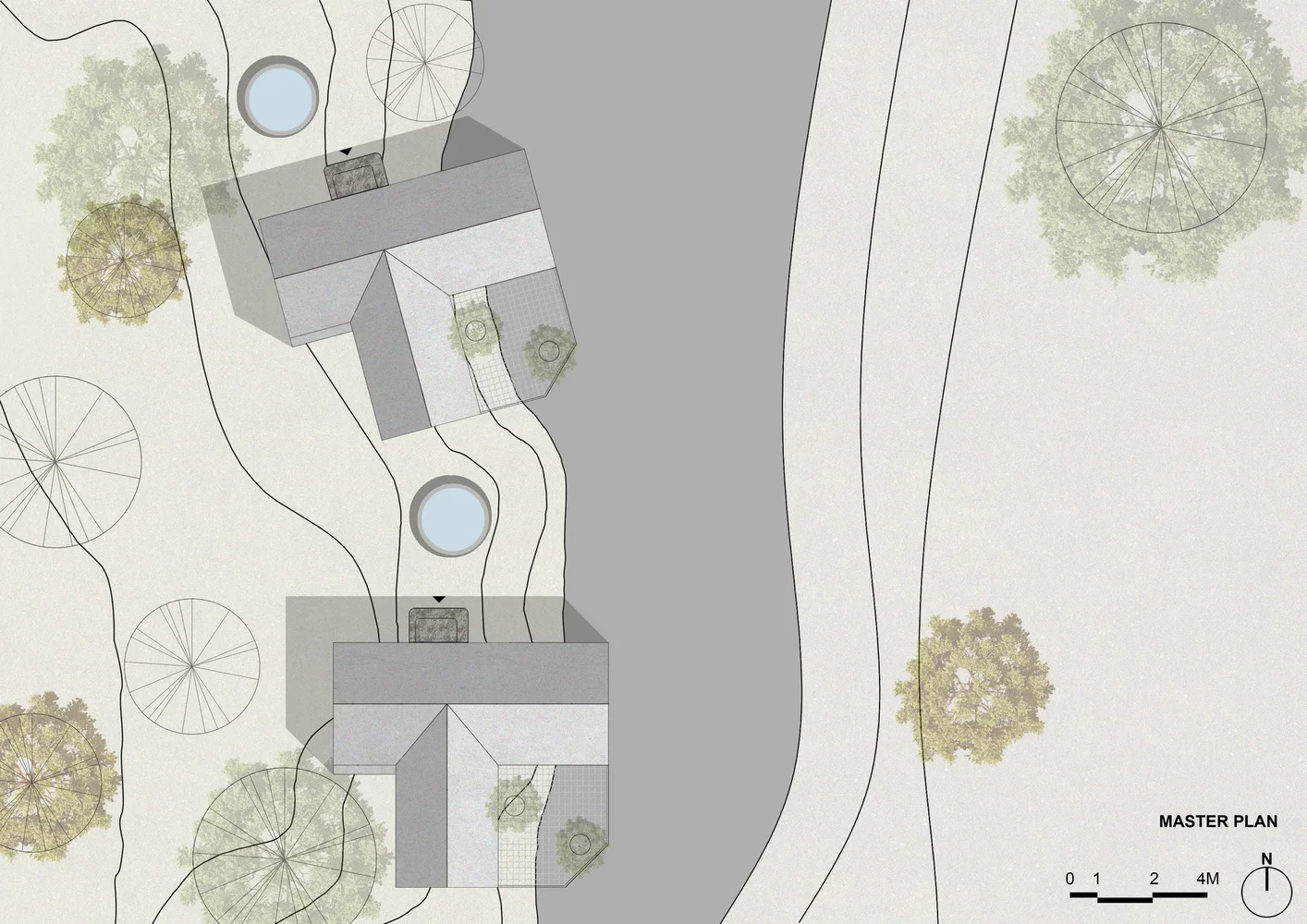 Forest House site plans by D12 Design