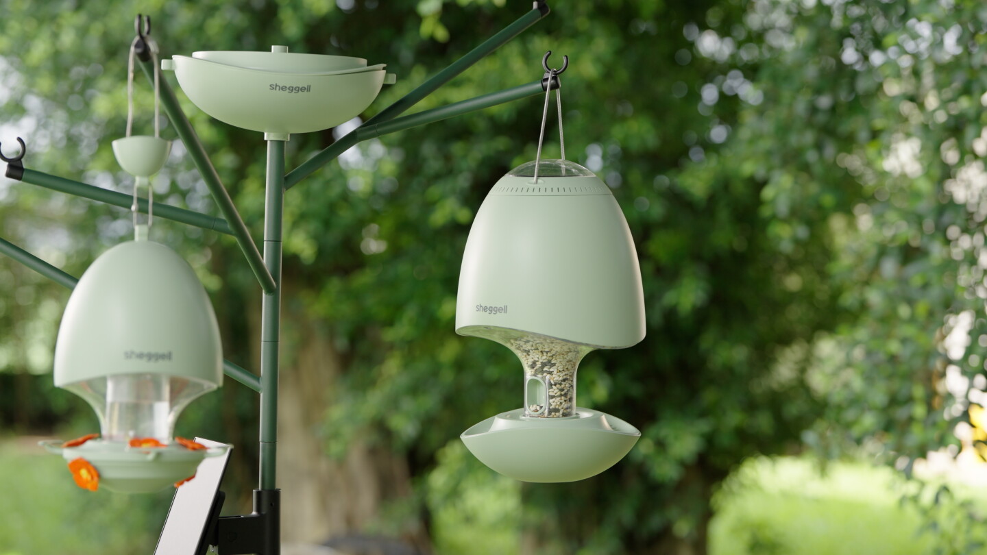 The Sheggell system has been carefully designed to provide the ultimate backyard experience for native birds