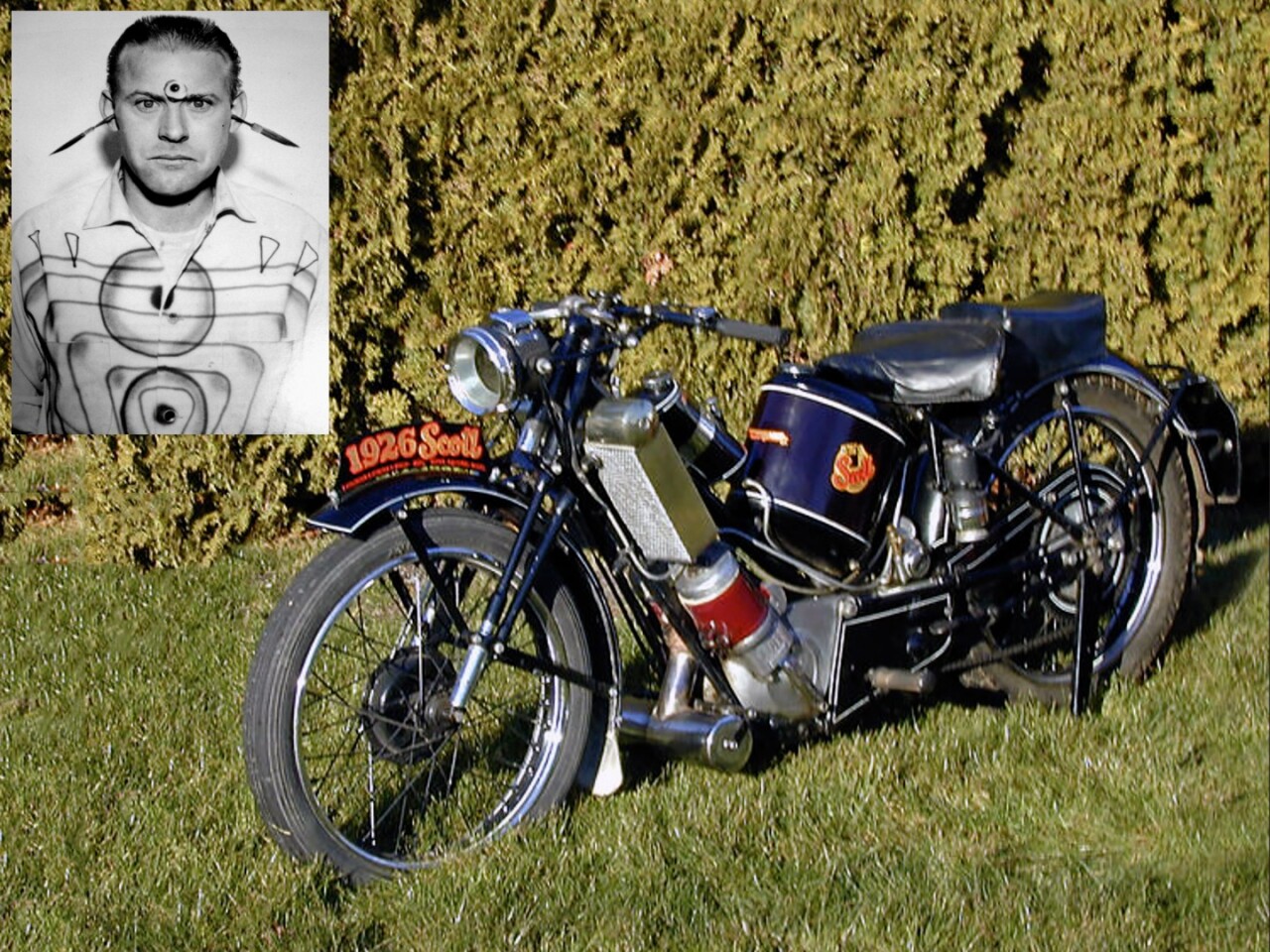 Steve McQueen and artist Kenny Howard, (aka Von Dutch) were notorious partners in mischief, with several of their collaborations selling into the top 100 motorcycles of all time. McQueen alone has now owned the three of the four most expensive two-strokes ever sold at auction, and he still holds the record with this $276,000 Scott Flying Squirrel which was restored by Von Dutch.