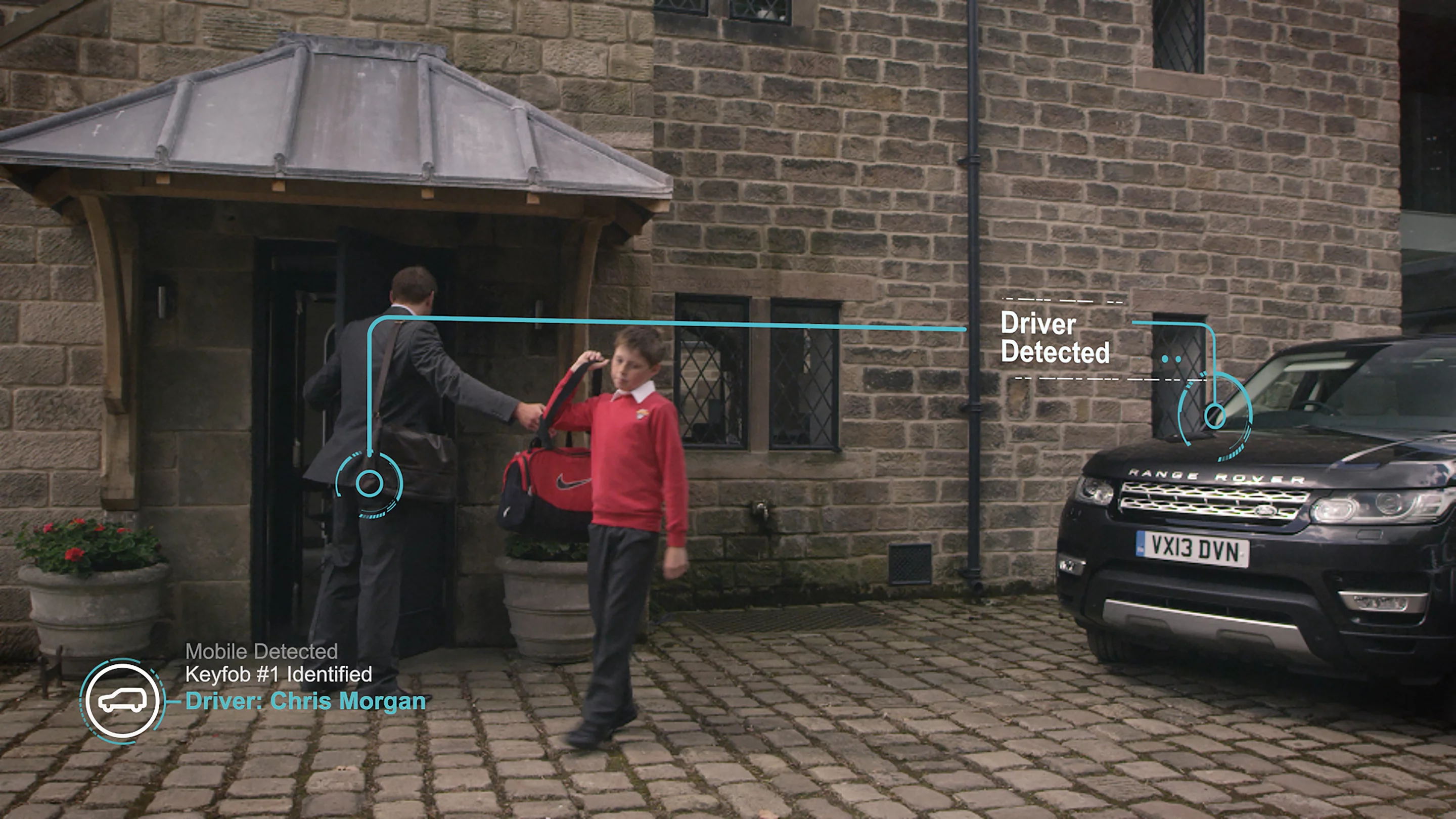 Smart Assistant technology gets the car ready when it detects the driver