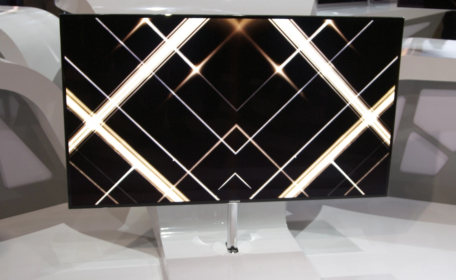 Samsung's 55-inch Super OLED TV offers superior black and white levels
