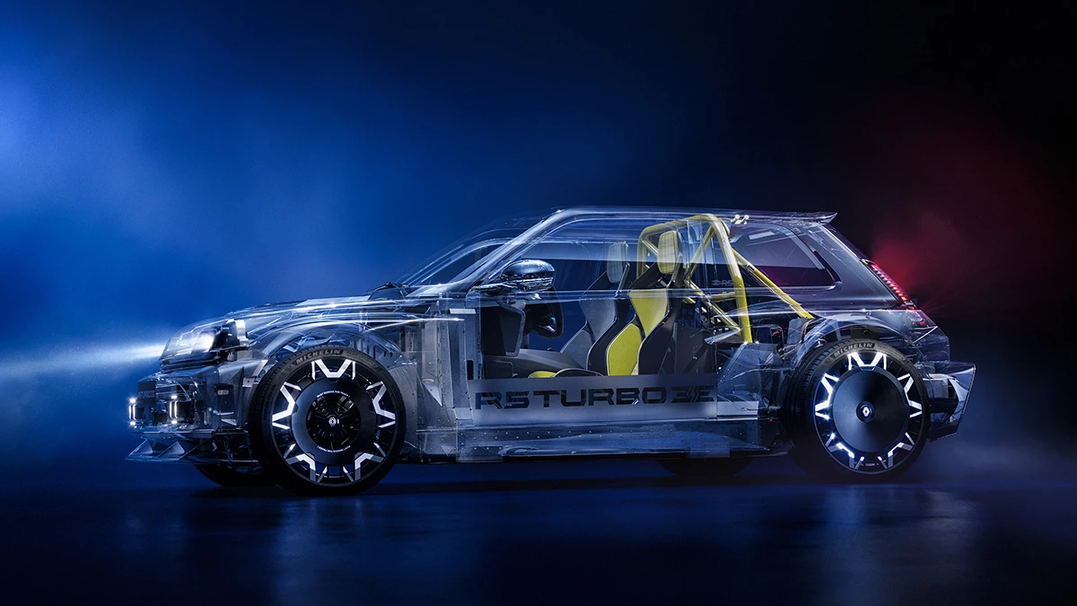Renault had Alpine develop the light carbon monocoque chassis and platform for its electric drift machine