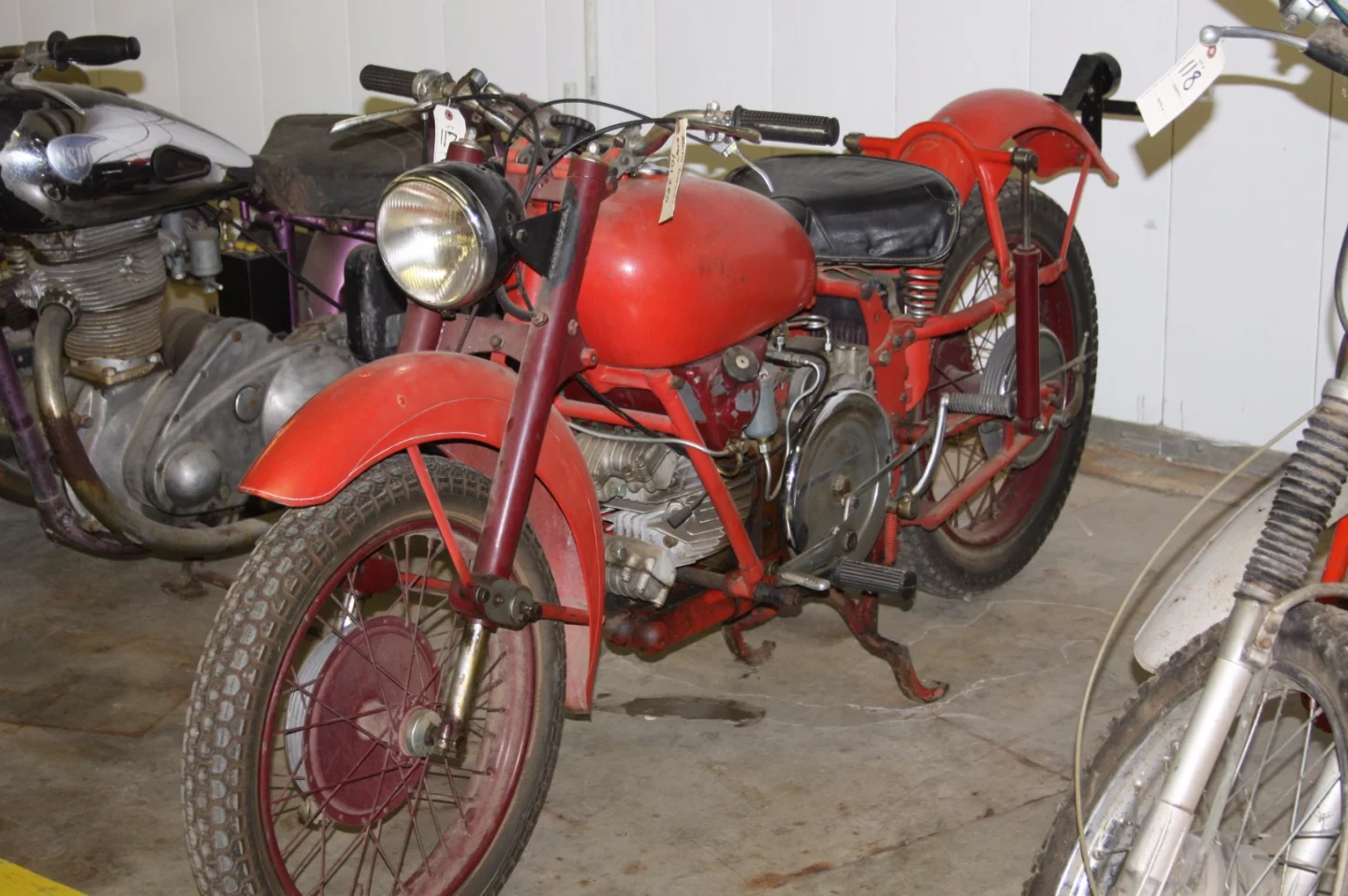 This Moto-Guzzi Astore "bitsa" (bit of this bike, a bit of that bike) sold for $30,000