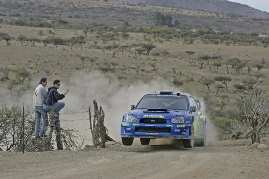 Solberg on song in the new Impreza WRC2005