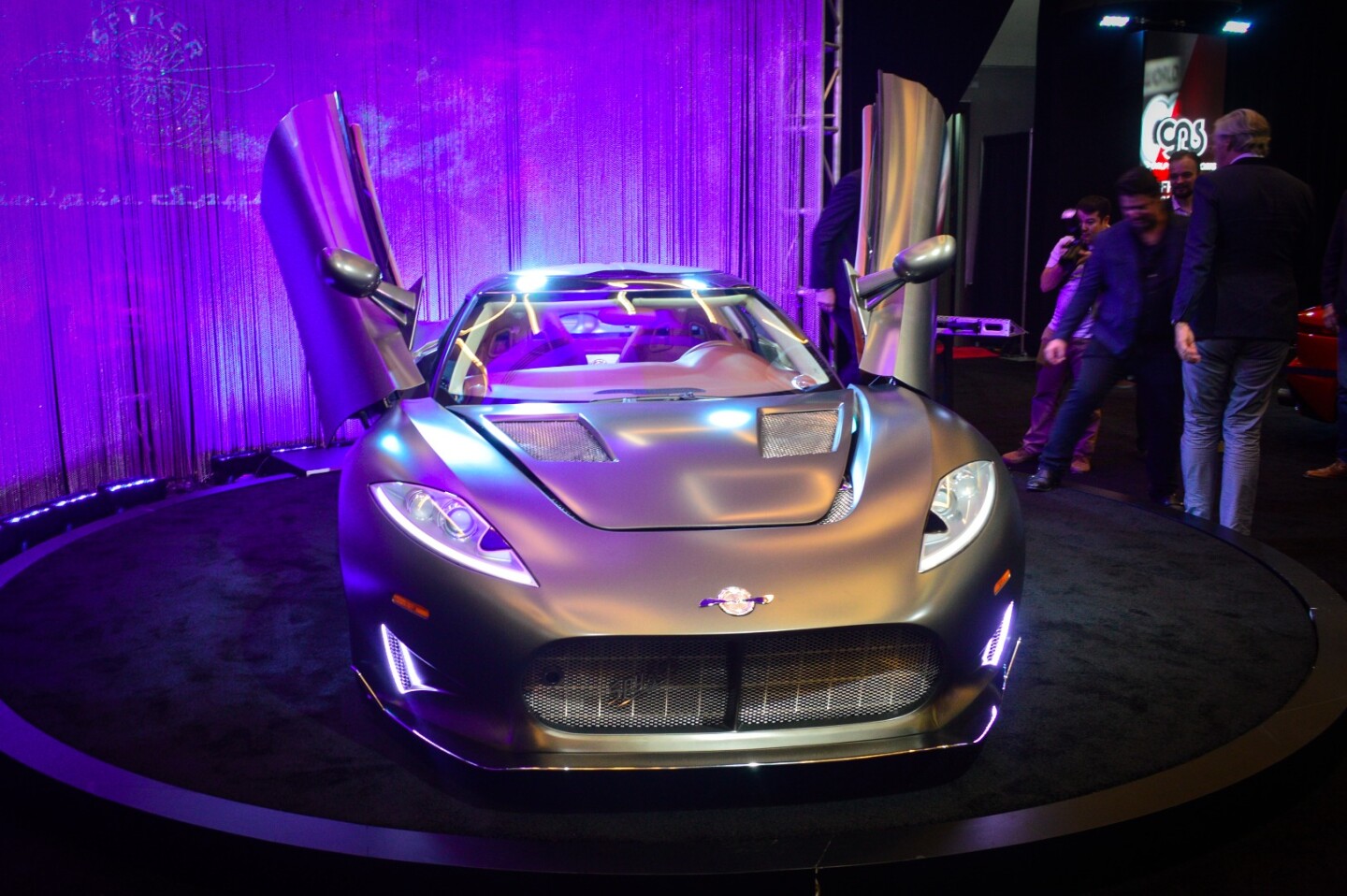 The Spyker C8 Preliator follows up its Geneva and New York appearances earlier this year