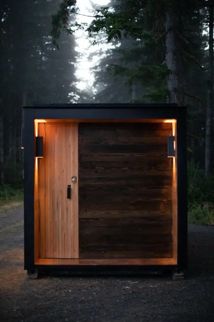 The True Studio runs from an RV-style hookup as standard but can be outfitted to run off-the-grid