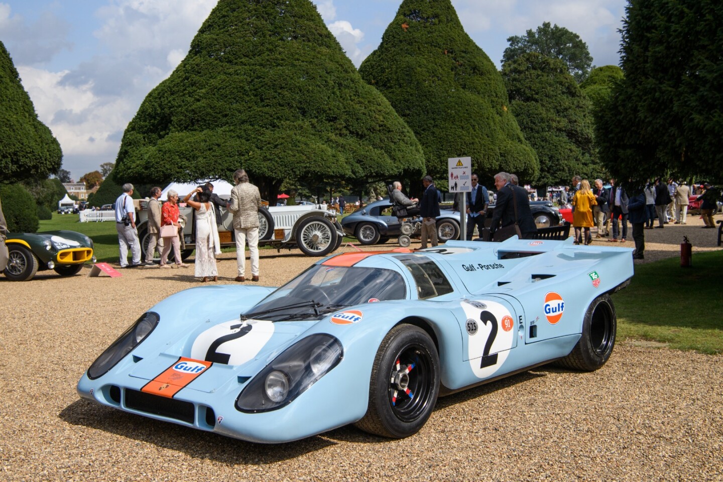 This Porsche 917K endurance racer was driven by Steve McQueen in the movie Le Mans. On top of that, the car was raced by the Porsche factory prior to being owned by JW Automotive and decorated in the iconic Gulf livery, set the fastest lap in the pre-Le Mans tests of 1970, was once owned by racing legend Jo Siffert (the car led his funeral procession) and it then disappeared for 25 years and subsequently became one of the biggest "barn finds" in history when discovered in a warehouse outside Paris in 2001.