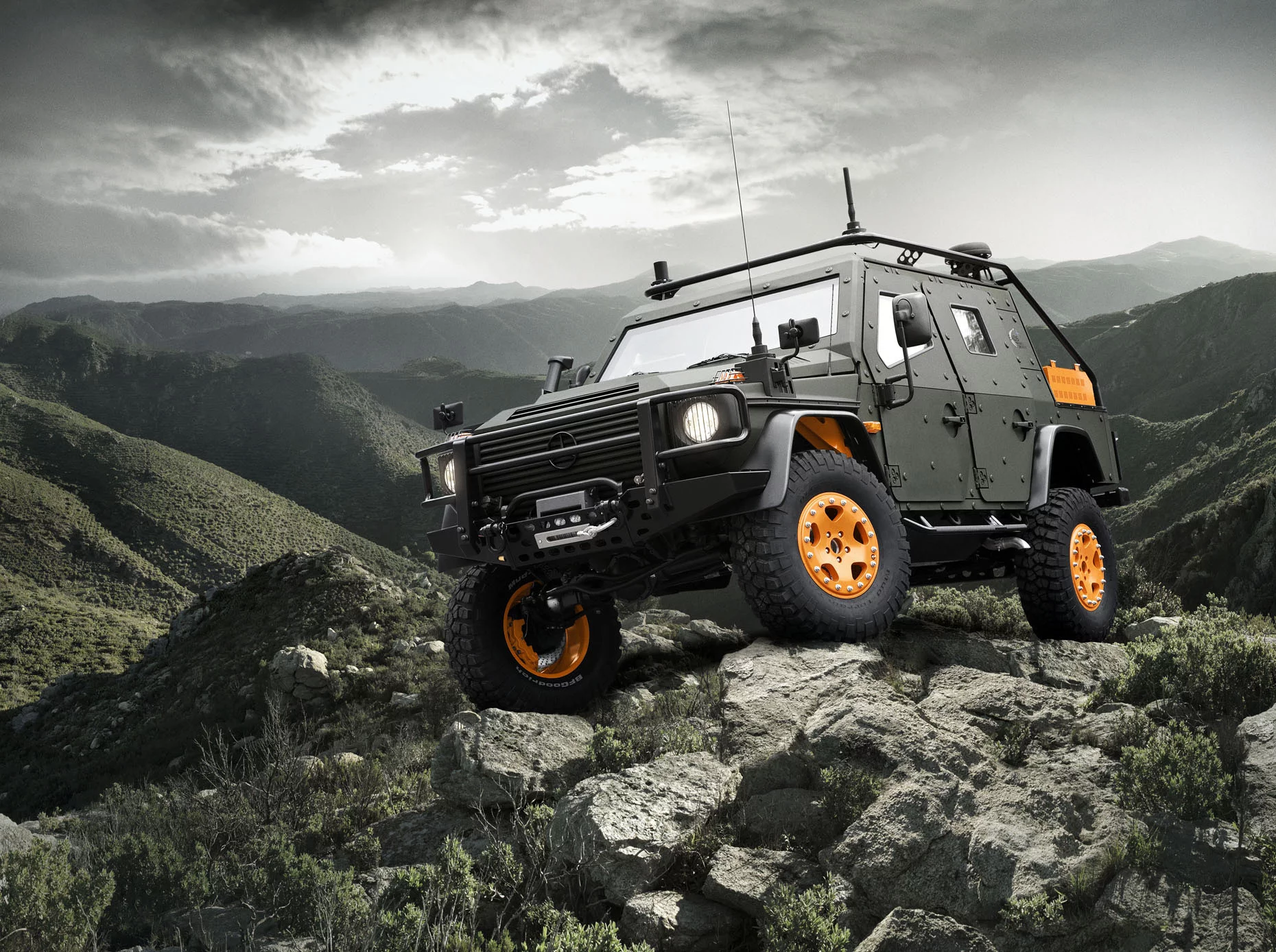 The Mercedes-Benz G-Wagon LAPV 6.X Concept is designed to 'go anywhere'