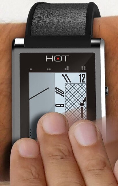 The capacitive screen uses multi-touch controls and is made of a smudge-proof, anti-reflective glass that's easy to read even in bright sunlight