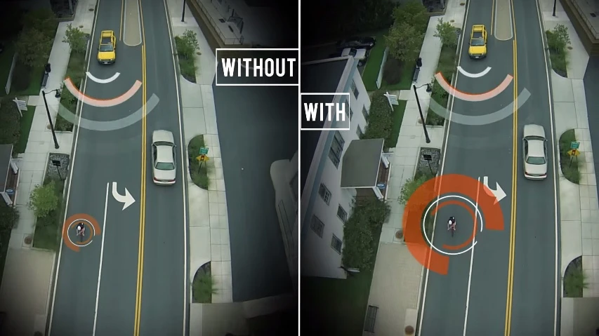 The Shield TL is claimed to dramatically increase a bike's radar reflectance