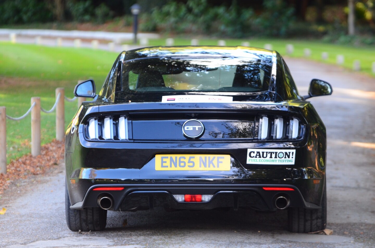 "The Mustang was perfect for the MPG Marathon due to brilliant steering, handling and roadholding. We were able to let the 'Stang follow the road, with minimal brake use or wasted energy", said the duo, neglecting to add that using a V8's acceleration potential is counterproductive to producing results such as this.