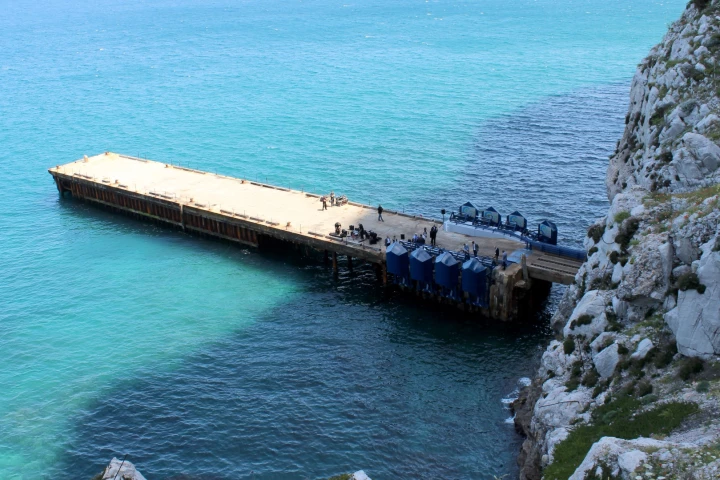 Sitting in the shadow of the famous Rock of Gibraltar, Eco Wave Power's first grid-connected station provides just a glimpse of things to come