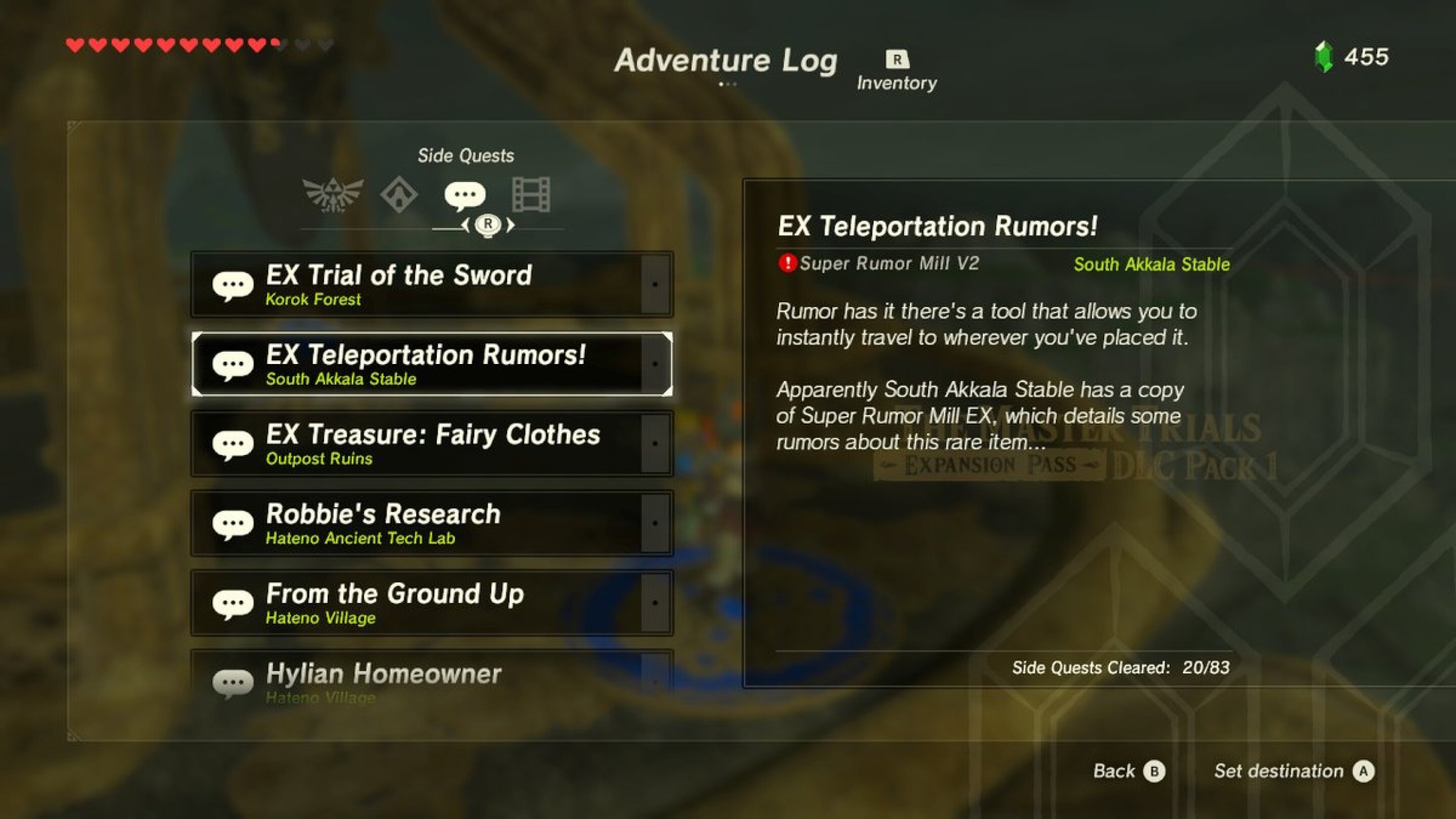 How to get the Travel Medallion in Breath of the Wild's new DLC