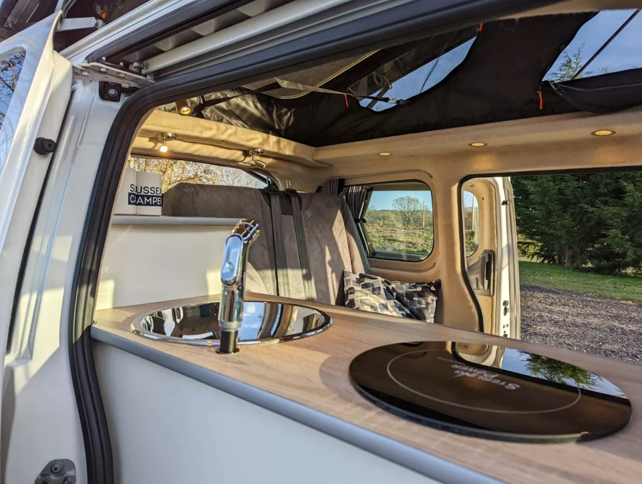 Sussex CamperCar VX-E kitchen