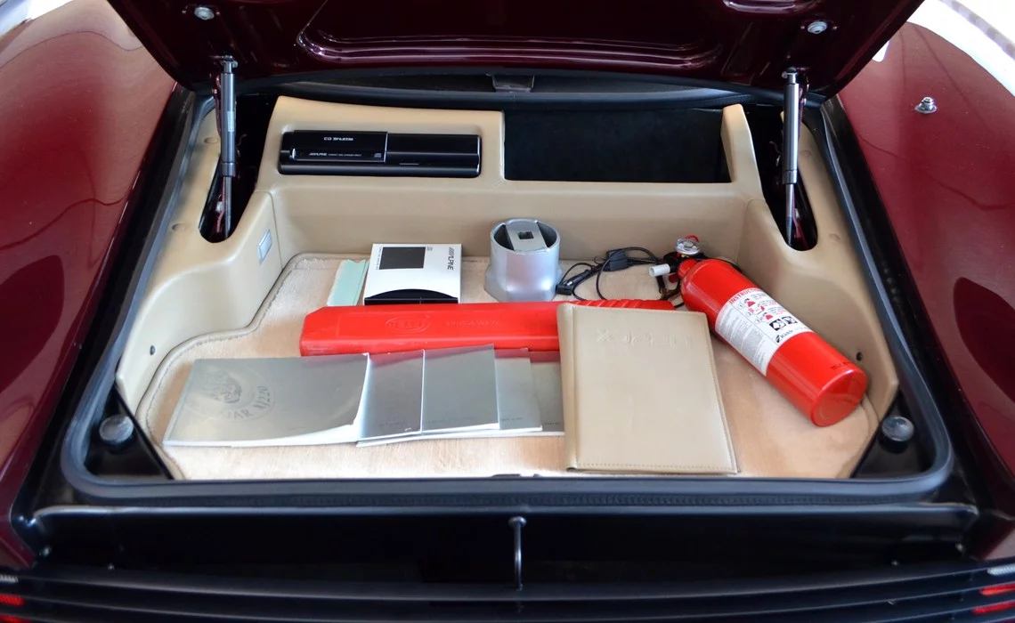 This particular XJ220 has only covered 981 km