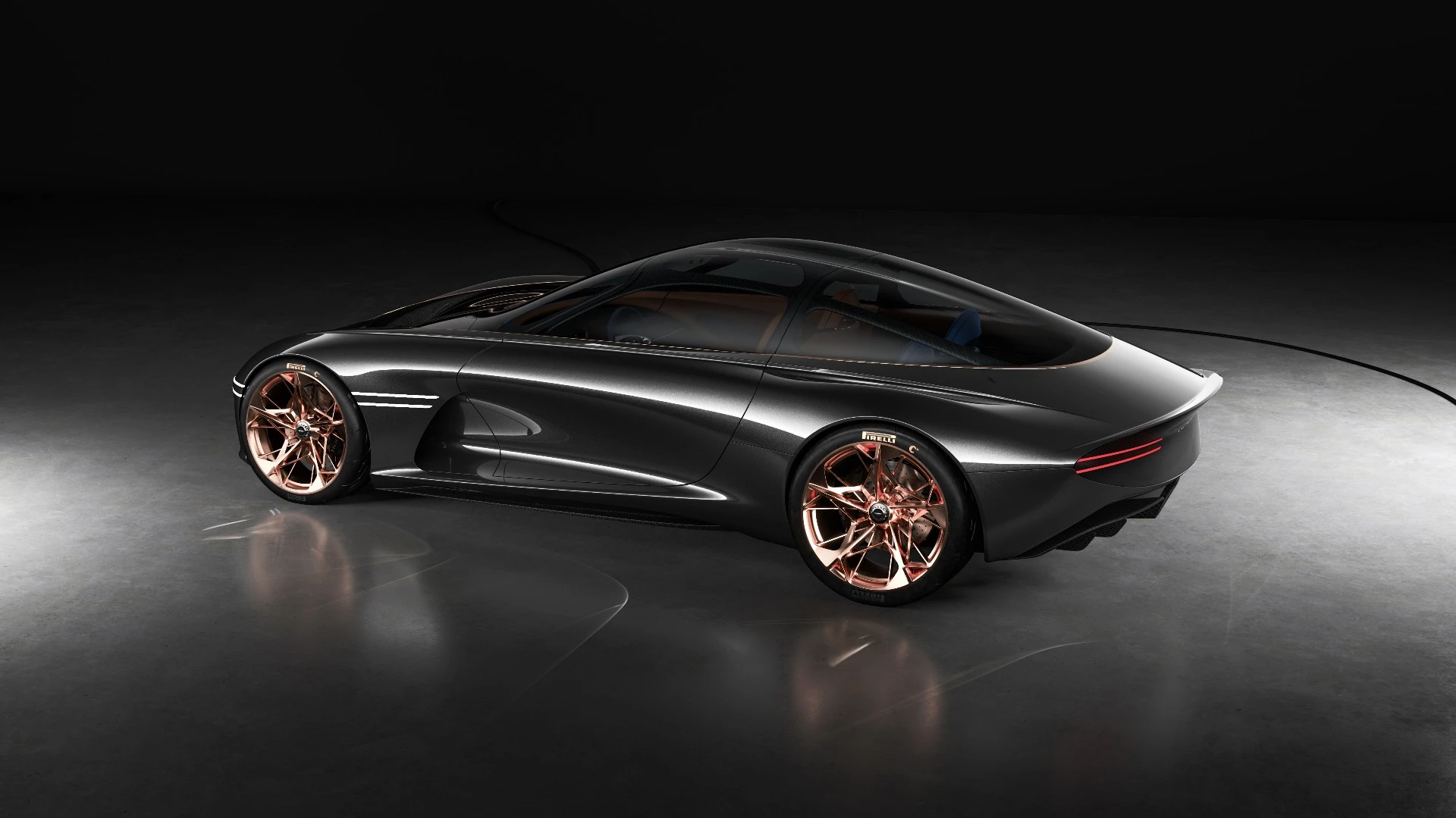 With a fully electric, multi-motor powertrain, the Essentia can hit 60 mph in 3 seconds, according to Genesis