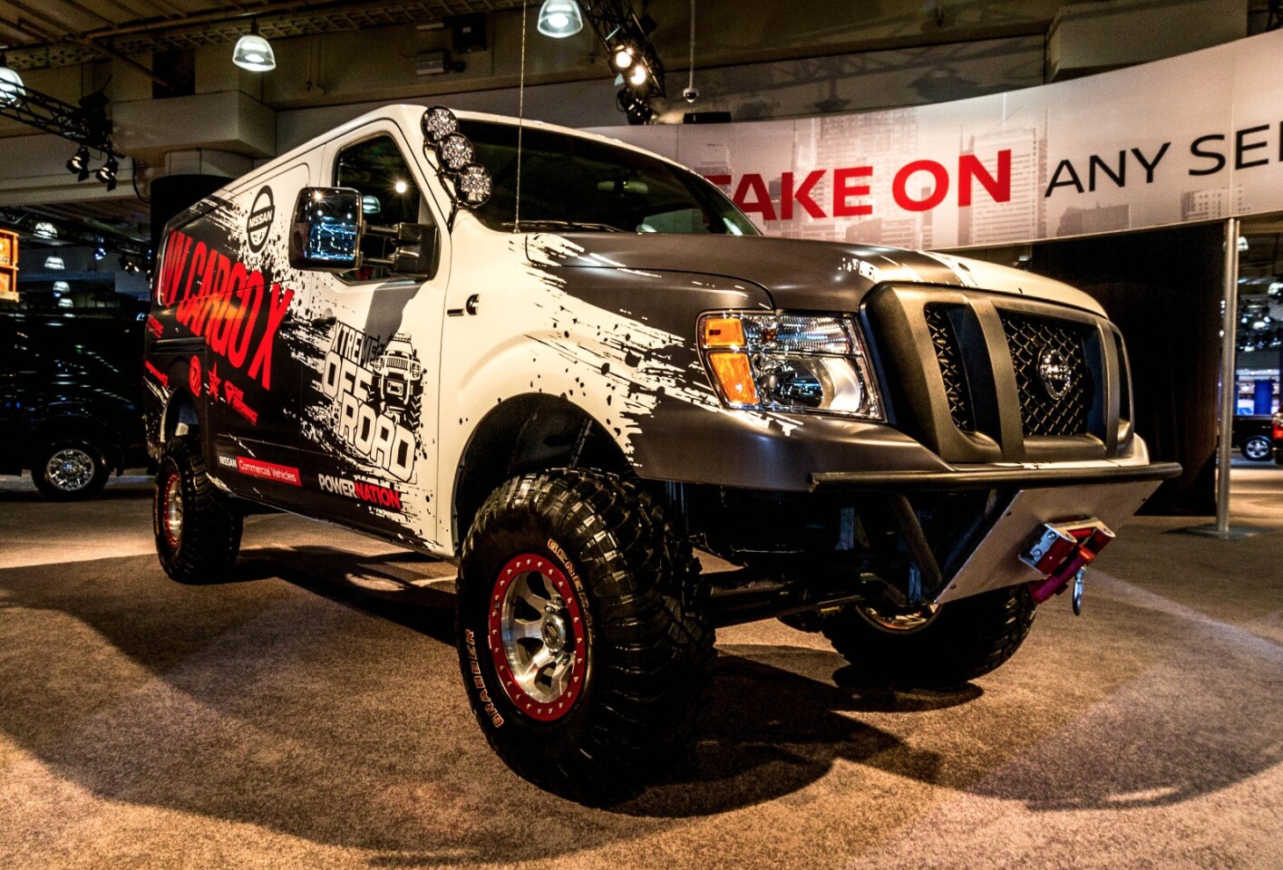 The NV Cargo X is powered by a Cummins diesel engine