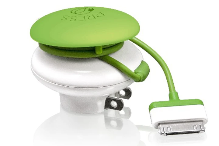 The Mushroom charger from Bracktron eliminates vampire power when charging mobile devices