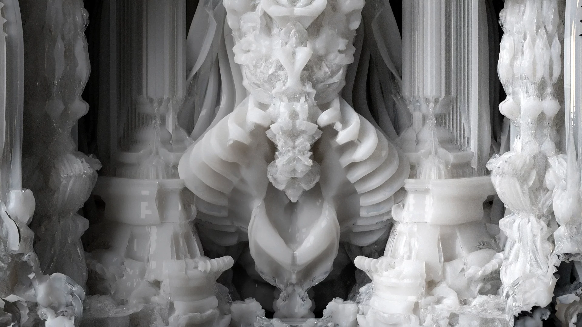 The design under development (Photo: Hansmeyer / Dillenburger)