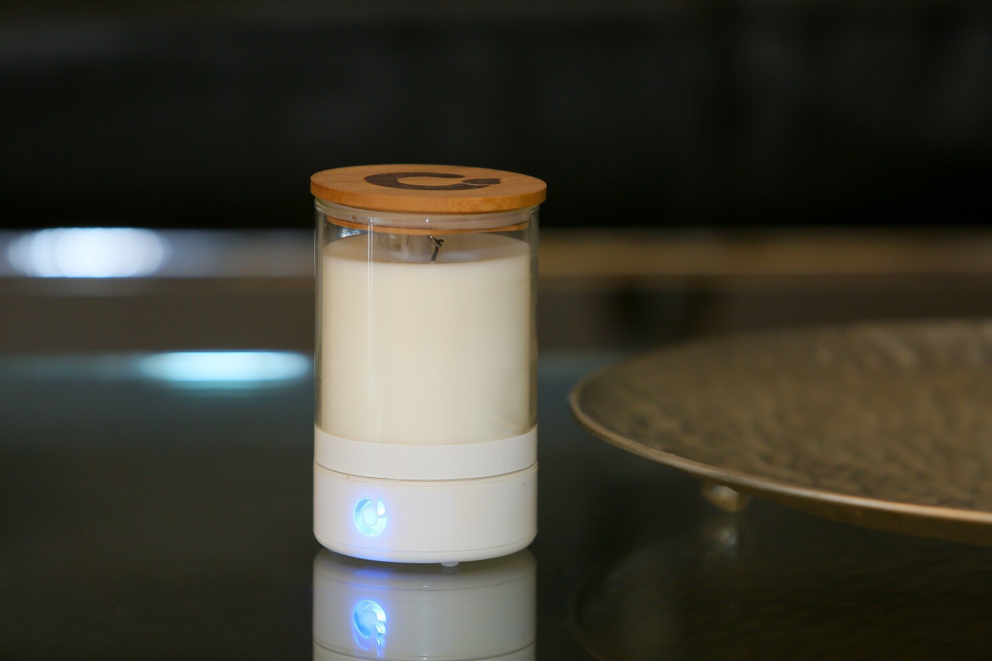 Bluetooth candle's wick is remotely lit by your smartphone