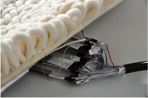 The carpet radio makes you a human antenna