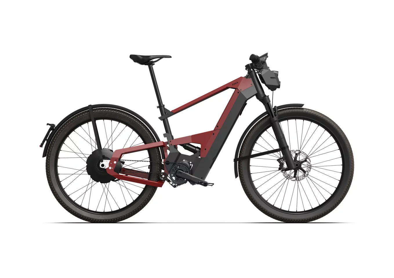 Åska builds a rugged frame out of 7020 high-strength aluminum