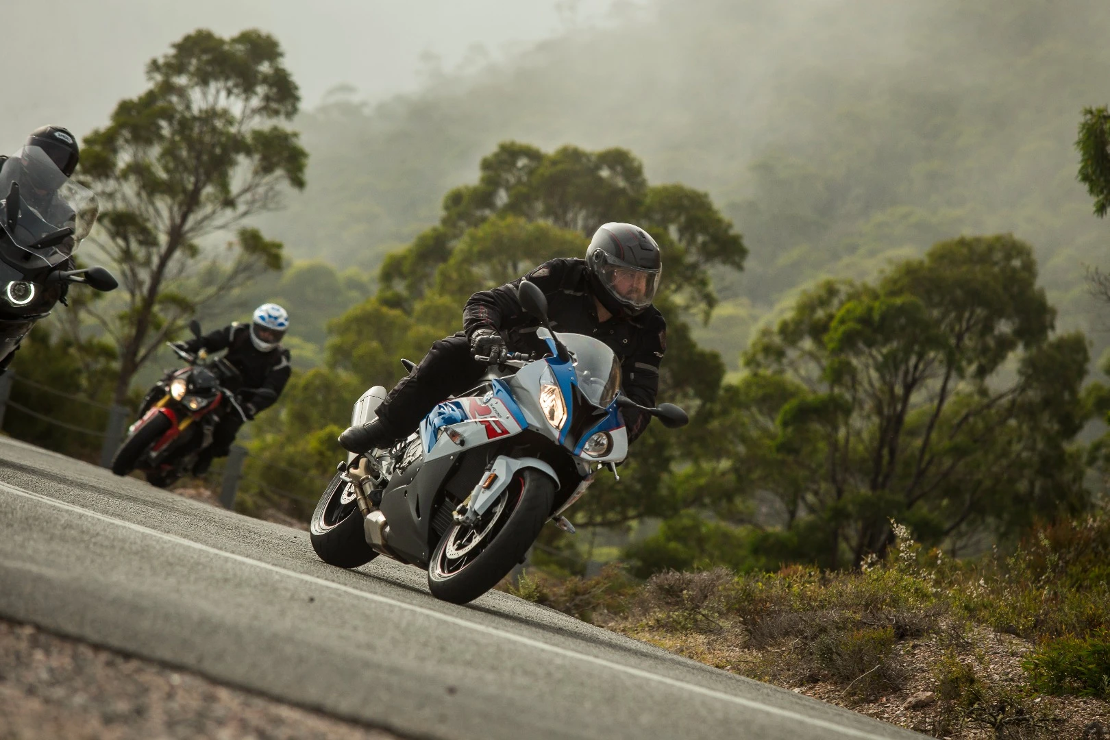 2017 BMW S1000RR: cruise control takes the sting out of the riding position when you're not going crazy in the corners