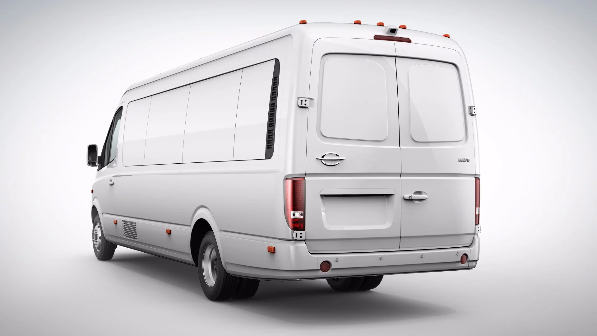 The V8070 is equipped with liquid-cooled wheel motors on the rear axle that produce a combined maximum output of 198 hp (148 kW) and peak torque of 564 lb.ft (764 Nm)