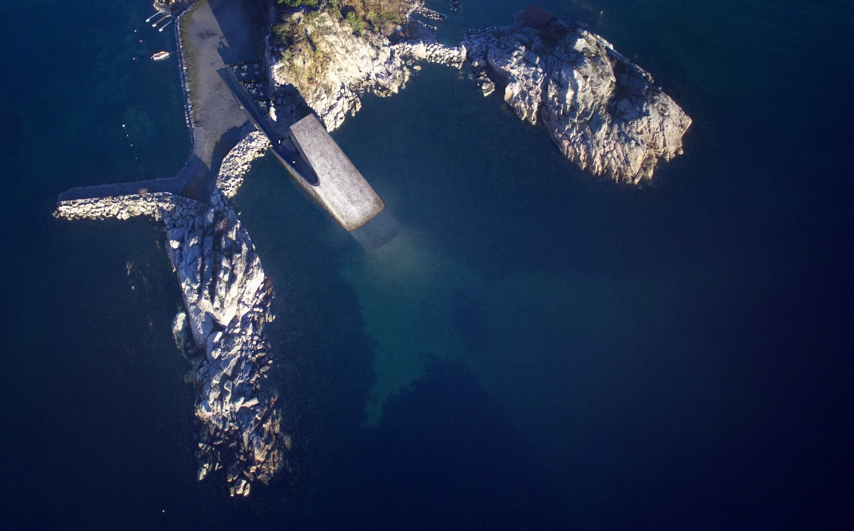 Under will be located off the coast of the village of Båly, on Norway's southern tip