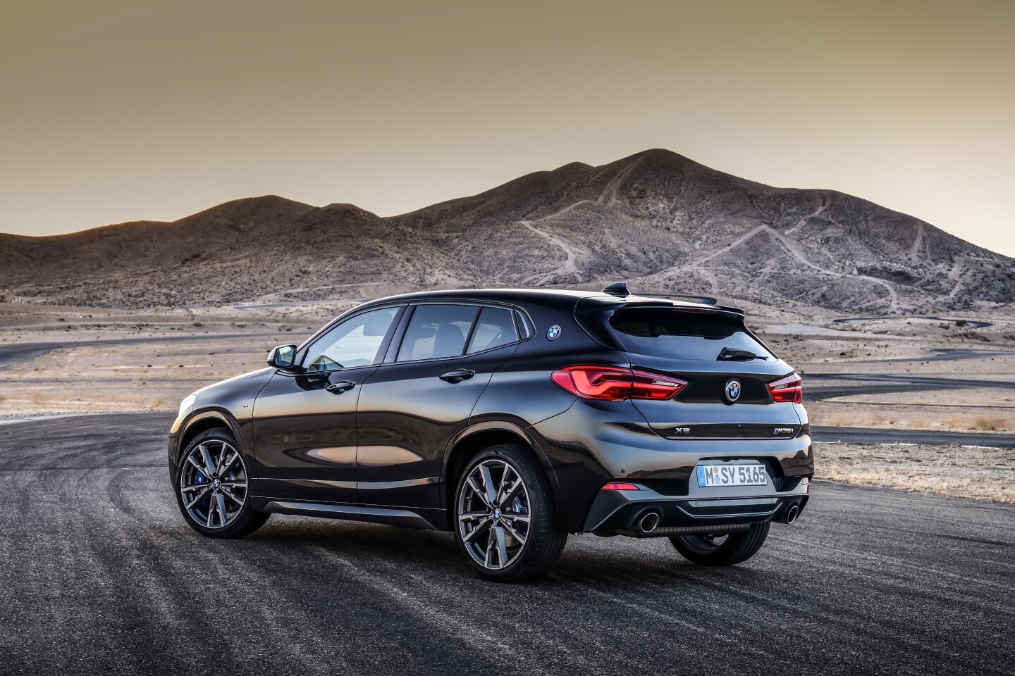 The BMW X2 M35i makes 225 kW (301 hp) and 450 Nm (332 lb-ft) of torque