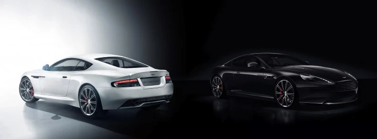 The DB9 Carbon Black and White