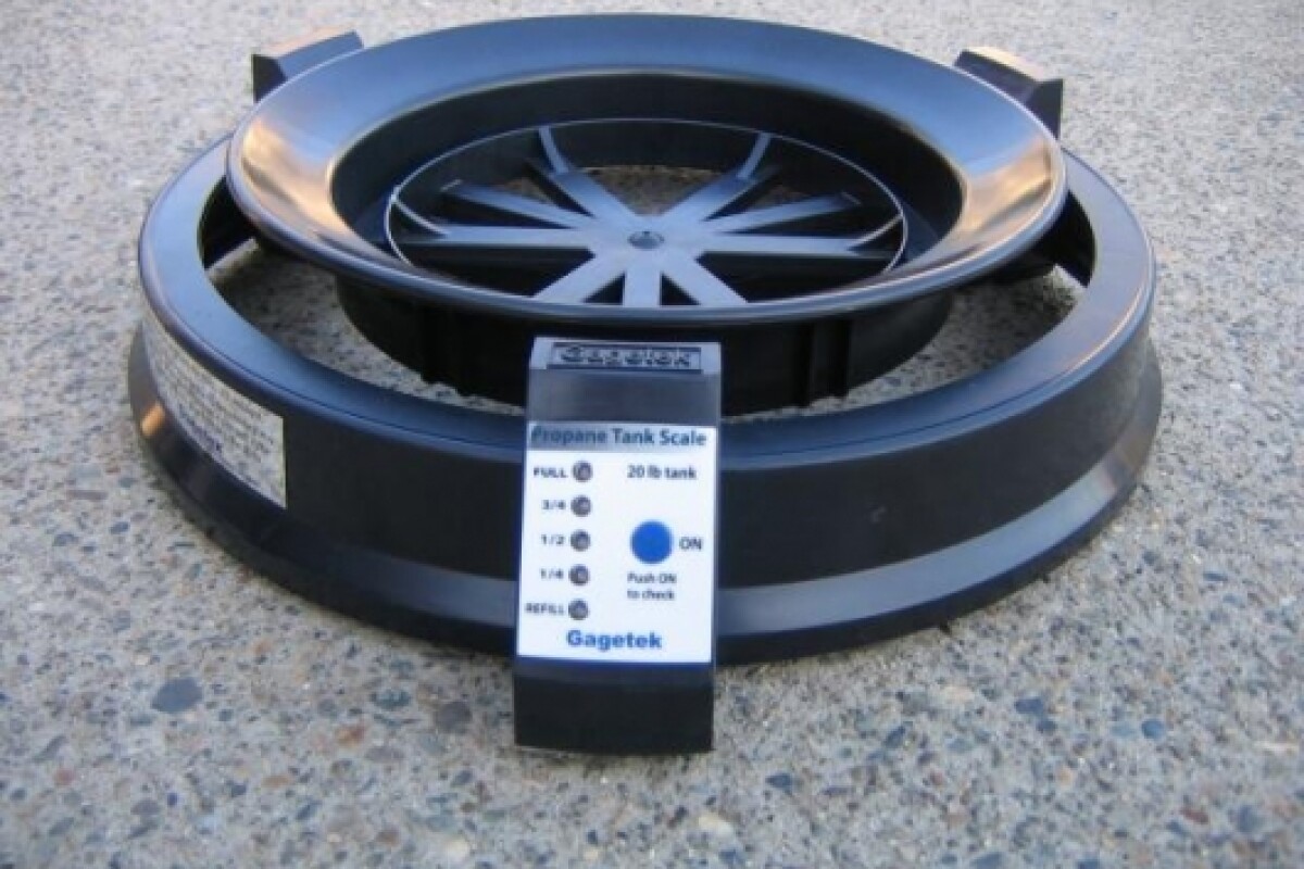Gagetek Propane Tank Scale For Outdoor Grill Enthusiasts