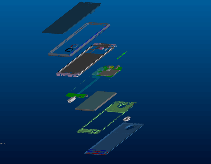 An exploded view of the Uno