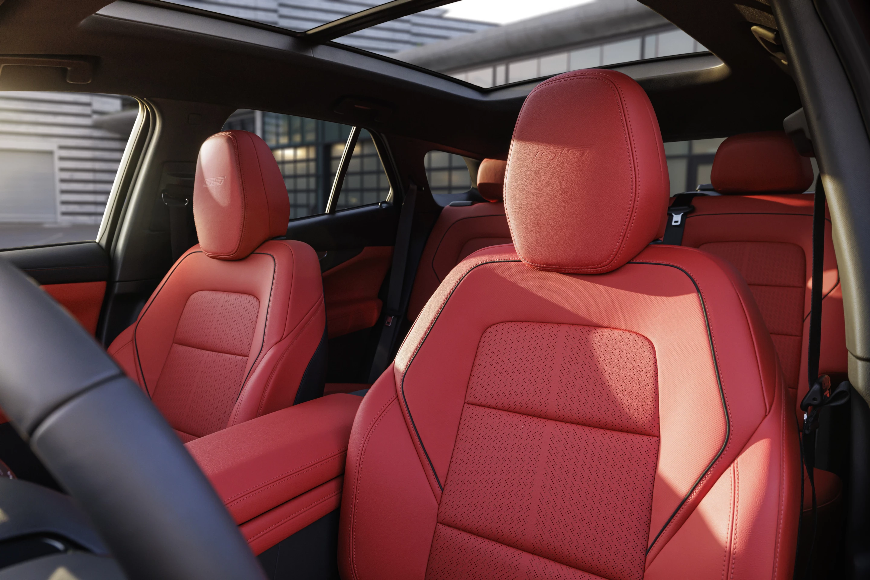 The Blazer EV has a two-row layout with flat floor
