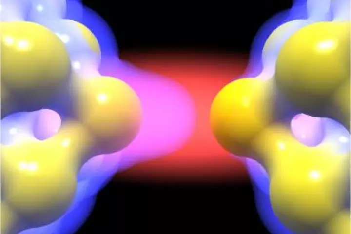 A rendering of the nanoantenna