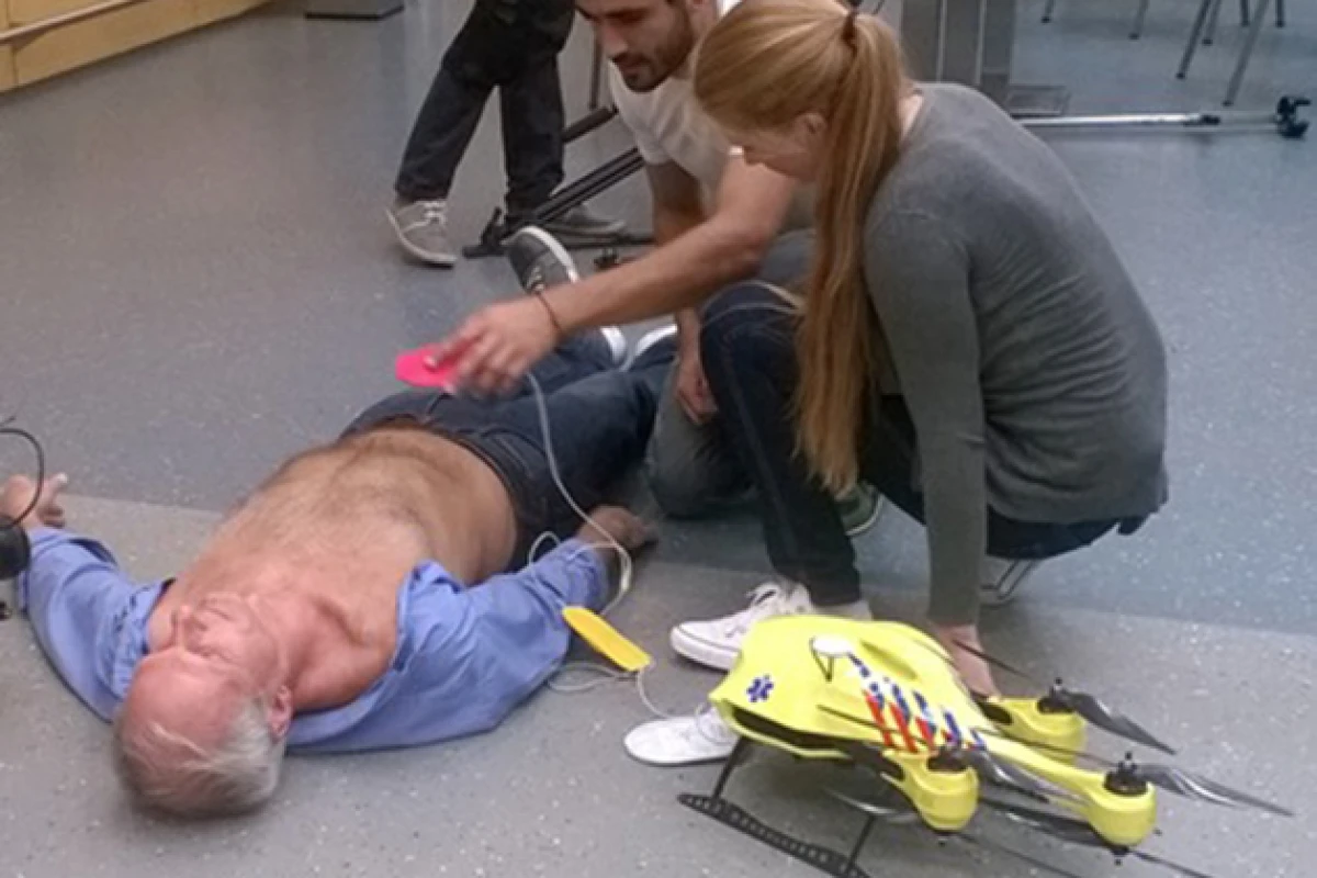 The inventor of the Ambulance Drone says it could boost cardiac arrest survival rates from eight to 80 percent