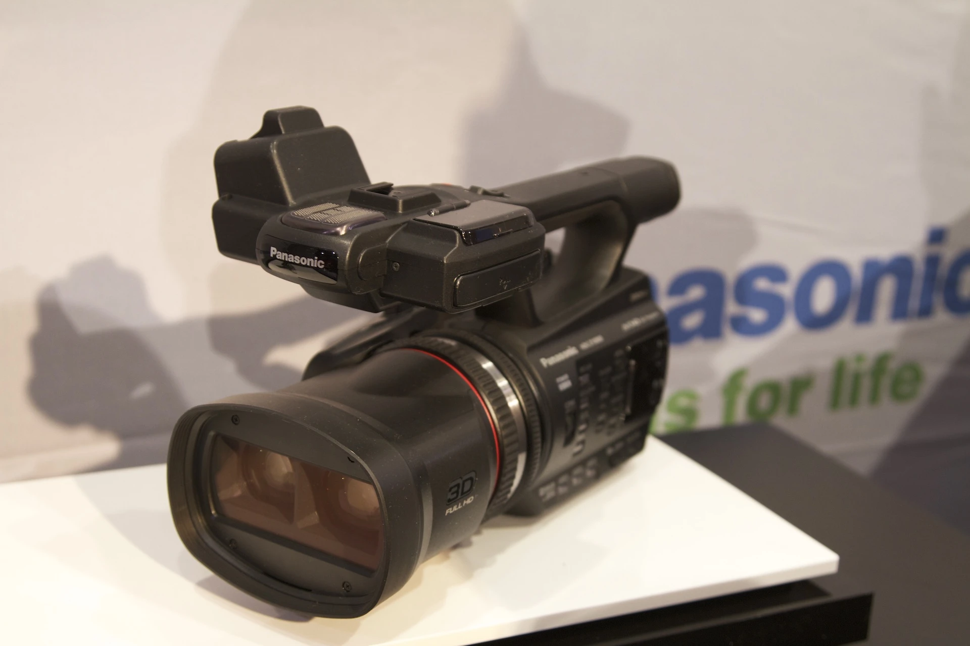 Panasonic has now released its twin-lens 2D/3D camcorder - the HDC-Z10000