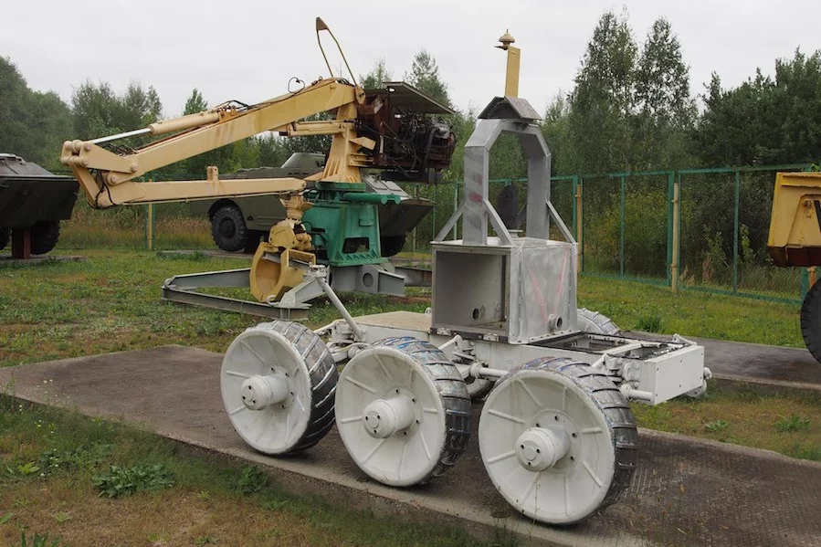 One of the Chernobyl cleanup robots