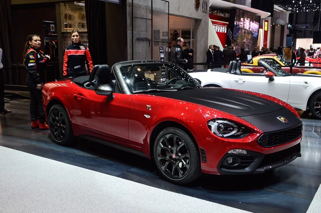 The European version of the Fiat 124 Spider shares the same Mazda underpinnings encased in nostalgic Italian styling