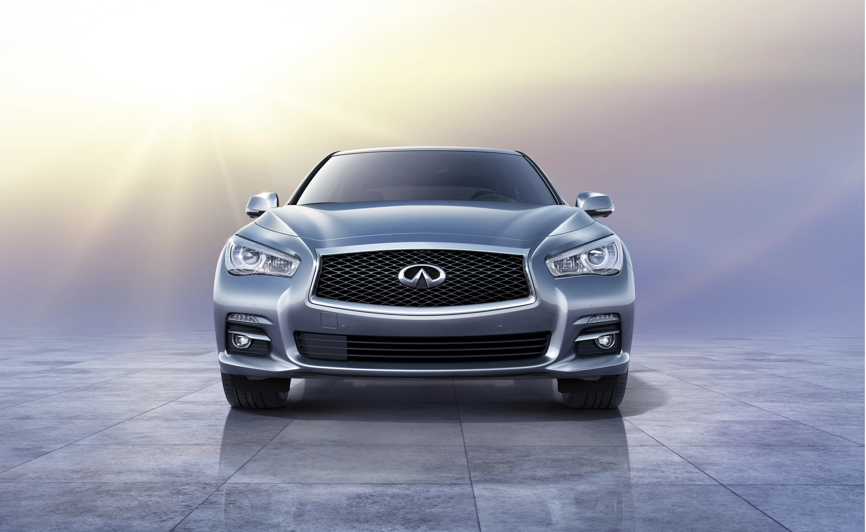 Nose on the Q50, like the rest of the car is more sculpturally refined and contoured than the outgoing G37 sedan