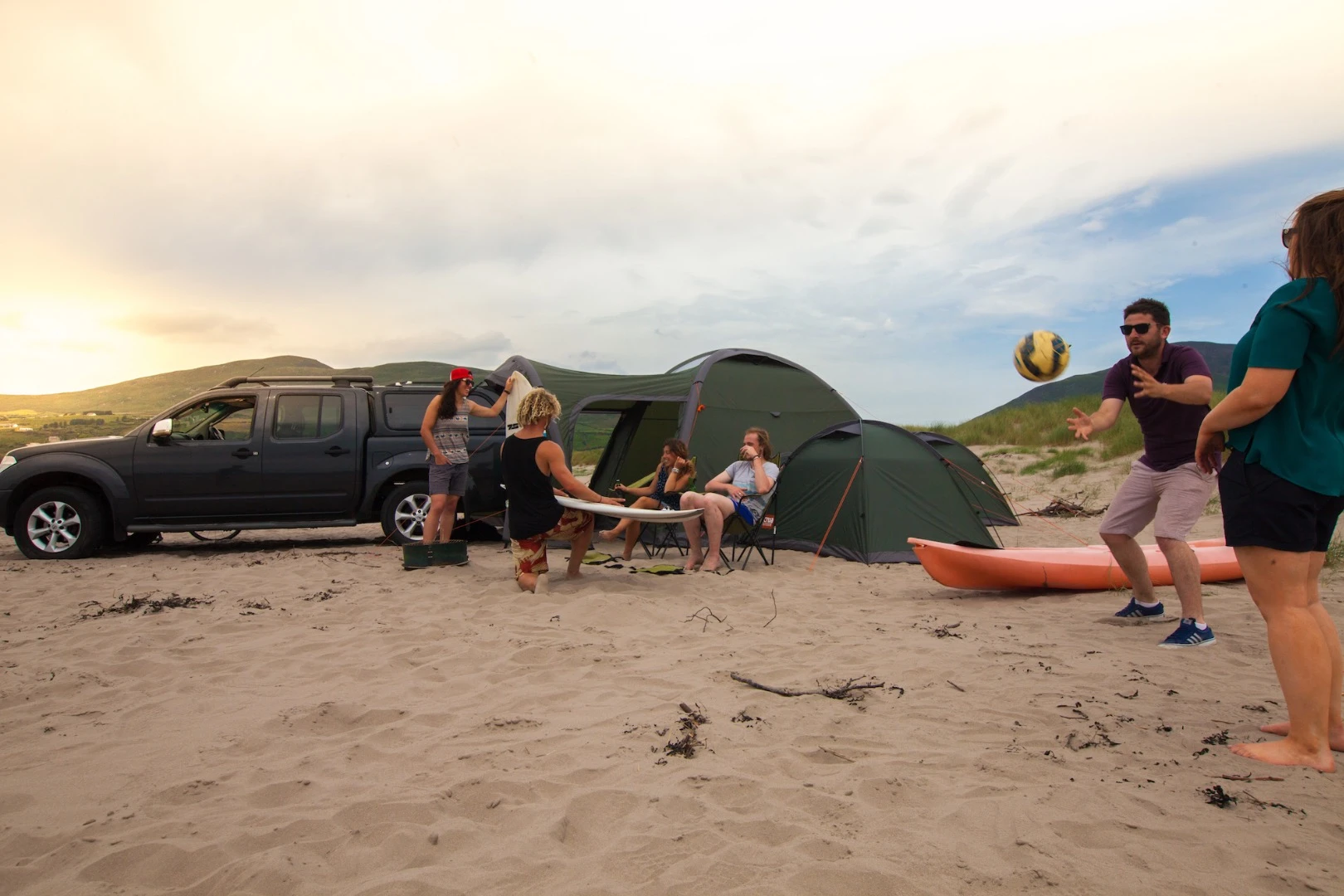 The Crua Clan system comprises a Duo hiking tent, an insulated Cocoon for camping in colder climates, and a Core central living space