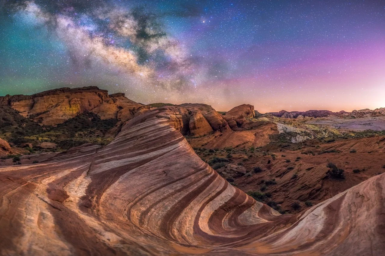 A judge's pick, Cosmic Caney Cane, taken at night in Nevada